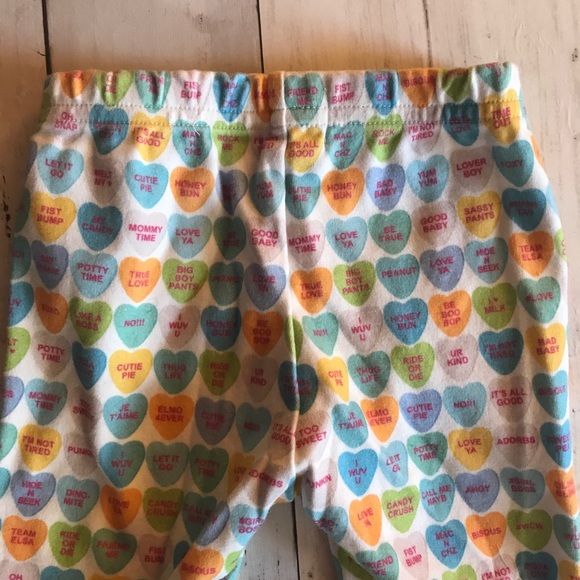 Boco Baby Conversation Heart Baby Pants, 12 months - Picture 6 of 7